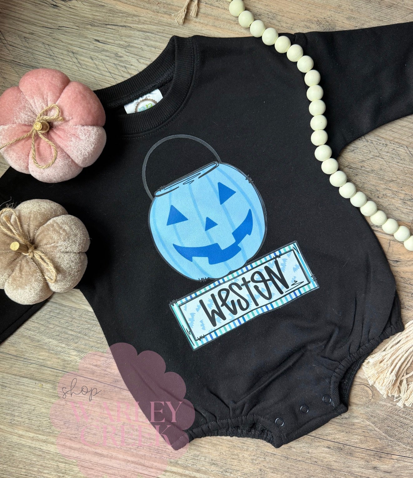 Pumpkin Name Sweatshirt Bubble