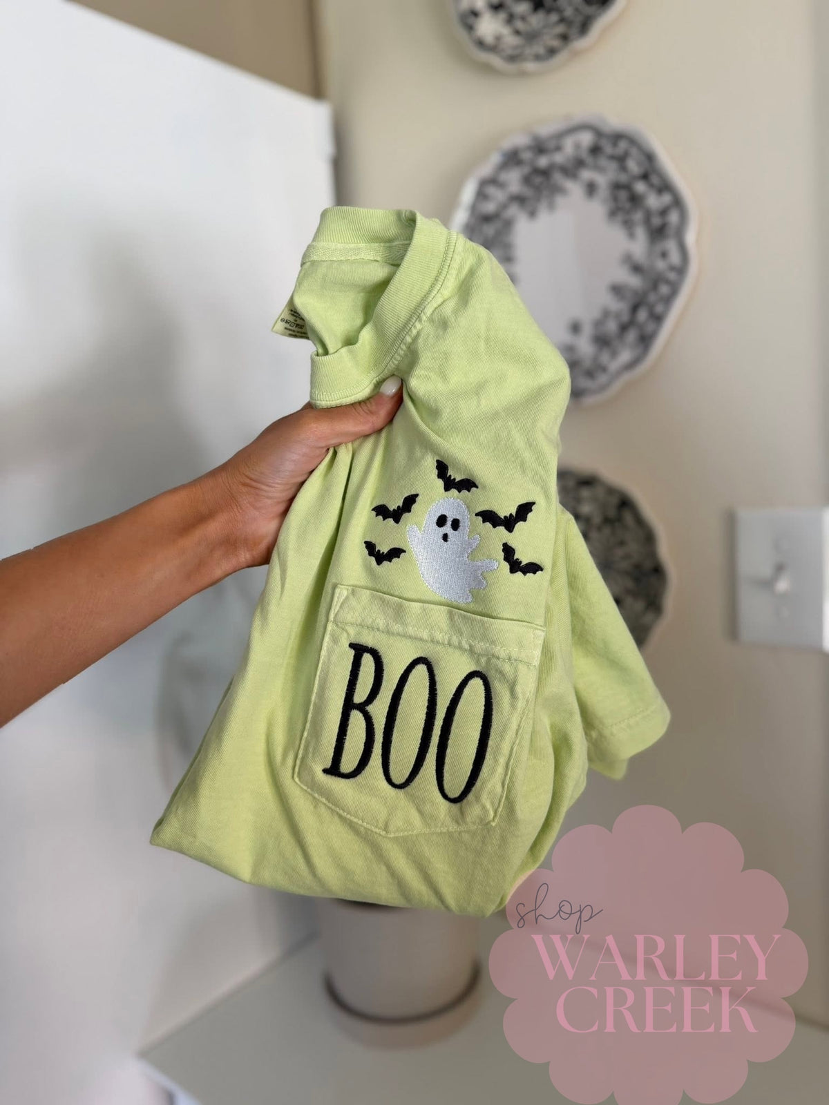BOO & Spooky Season Embroidery Shirt