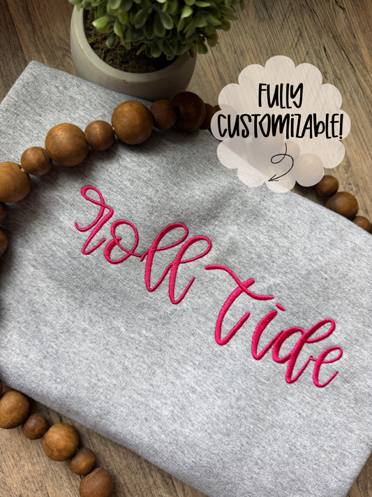 Custom Cursive Sweatshirt