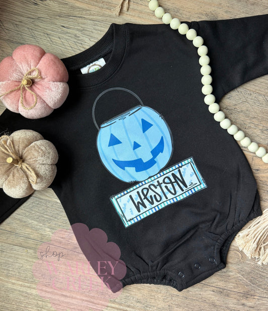 Pumpkin Name Sweatshirt Bubble
